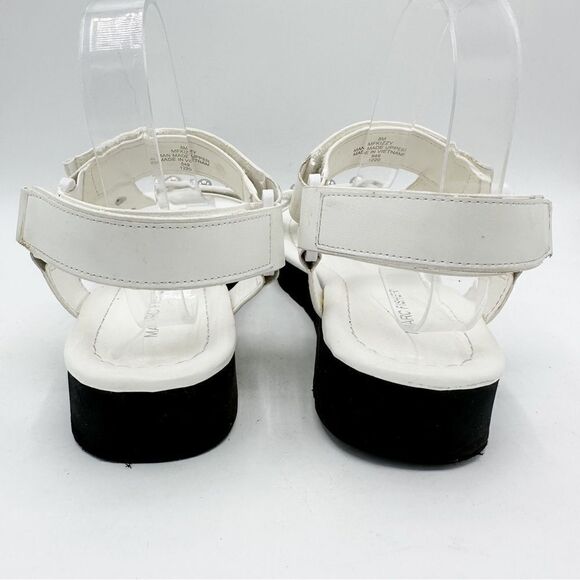 Marc Fisher Kizzy Sandal White Studded Platform Chunky Strap Sz 8 - Picture 6 of 11